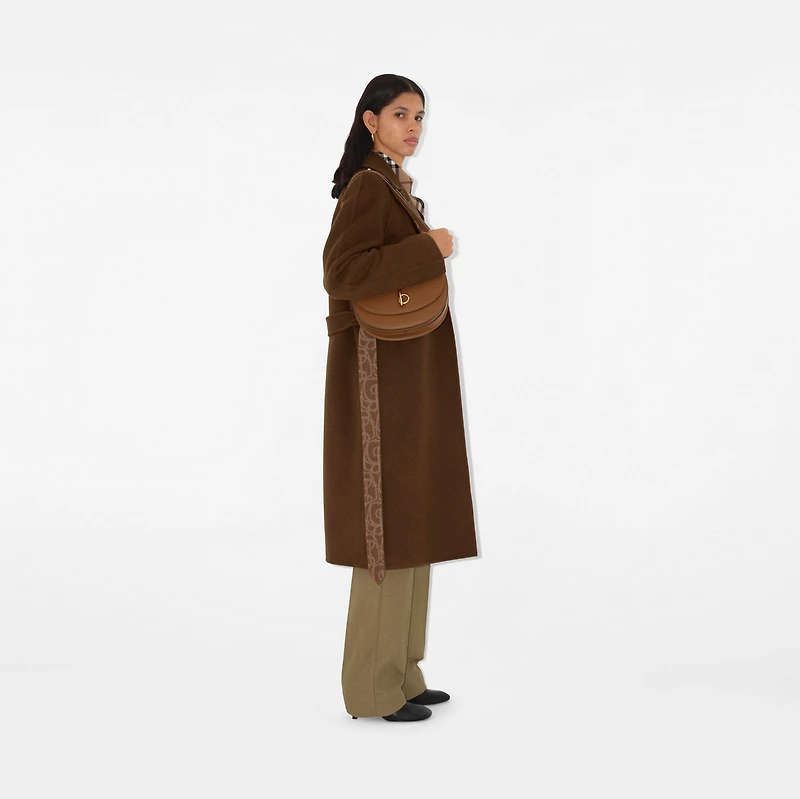 Wool Cashmere Wrap Coat in Tor/canvas - Women | Burberry® Official