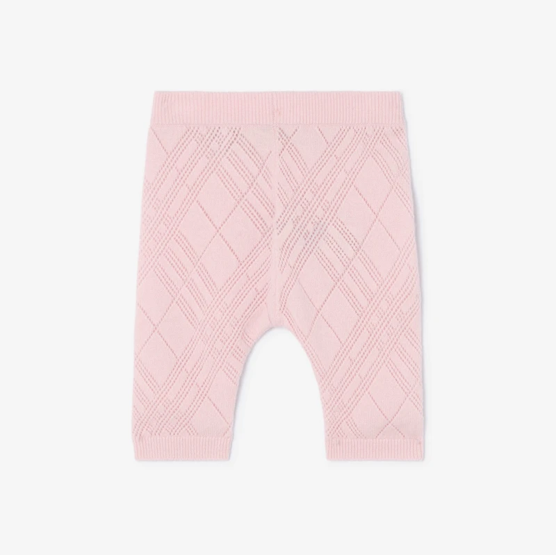 Check Cashmere Two-piece Set in Archive pink - Children | Burberry® Official