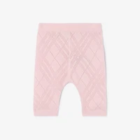 Check Cashmere Two-piece Set in Archive pink - Children | Burberry® Official