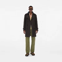 Mid-length Highgrove Gabardine Trench Coat in Cog brown - Men | Burberry® Official