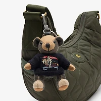 Thomas Bear Charm in British blue - Men | Burberry® Official