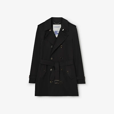 Mid-length Paisley Lace Foxfield Trench Coat in Black - Women | Burberry® Official