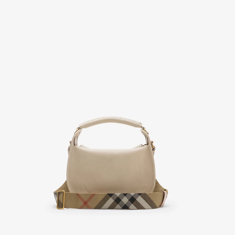 Small B Clip Messenger Bag in Mushroom beige - Women | Burberry® Official