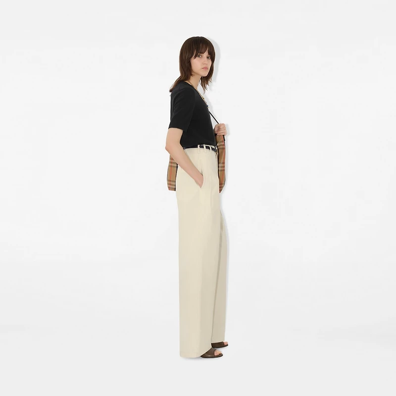 Cashmere Blend Top in Black - Women | Burberry® Official