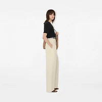 Cashmere Blend Top in Black - Women | Burberry® Official