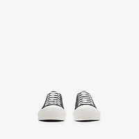 Check Sneakers in Storm blue - Men | Burberry® Official