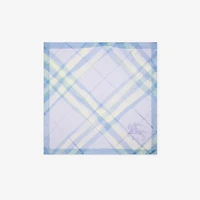 Watercolour Check Silk Scarf in Lilac purple | Burberry® Official