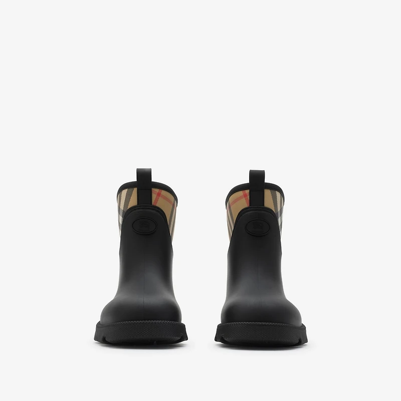 Rubber Marsh Stamp Low Boots​ in Black - Men | Burberry® Official