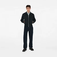 Cotton Harrington Jacket in Navy - Men | Burberry® Official