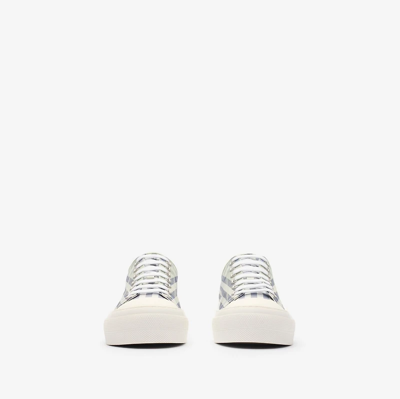 Check Sneakers in Seafoam green - Women | Burberry® Official