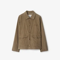Corduroy Jacket in Puddle beige - Men | Burberry® Official