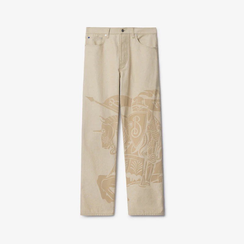 Regular Fit EKD Jeans in Rubble - Women, Cotton | Burberry® Official