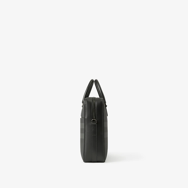 Ainsworth Briefcase in Charcoal grey - Men, Technical, Cotton | Burberry® Official