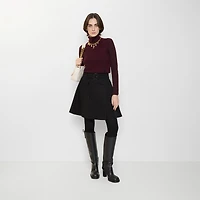Gabardine Trench Mini Skirt in Black - Women | Burberry® Official