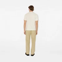 Knight Stamp Cotton T-shirt in Chalk white - Men | Burberry® Official