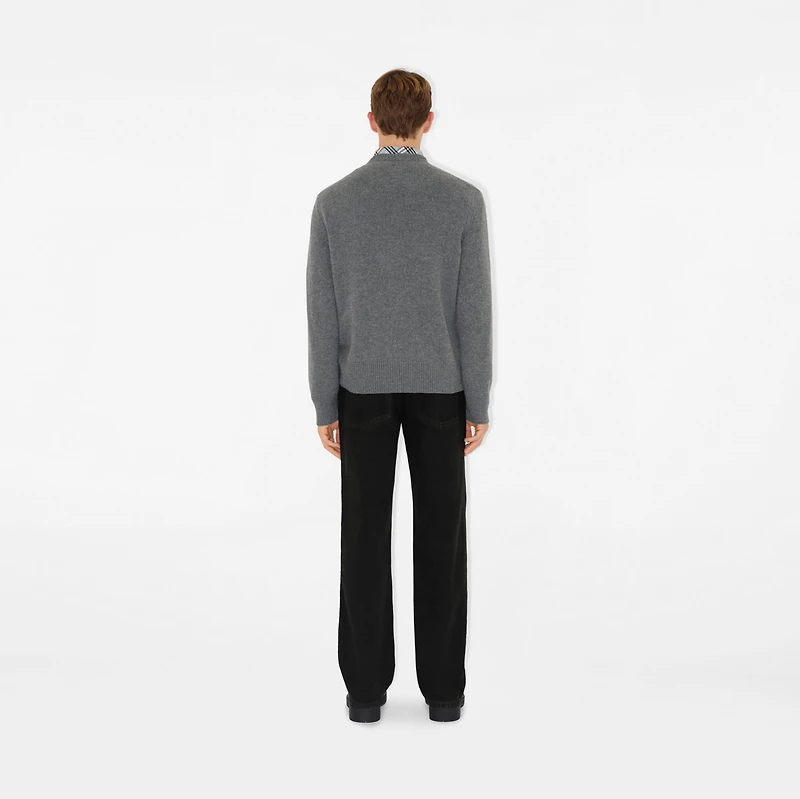 EKD Wool Cashmere Sweater in Grey - Men | Burberry® Official