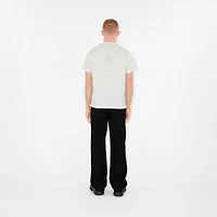 Cotton T-shirt in Salt white - Men | Burberry® Official