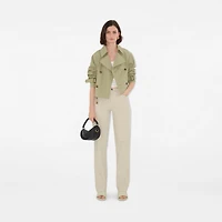 B Clip Shoulder Bag in Black - Women, Leather | Burberry® Official