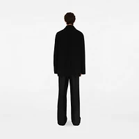 Short Wool Car Coat in Black - Men | Burberry® Official