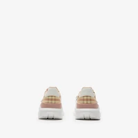 Check Sneakers in Teacup pink - Women, Nylon, Technical | Burberry® Official