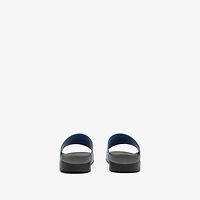 Check Slides in Cornflower blue - Men | Burberry® Official