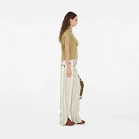 Silk Scarf Top in Hemlock - Women | Burberry® Official
