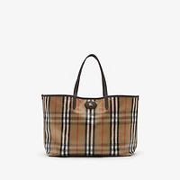 Medium Highlands Tote in Sand - Women, Linen, Cotton | Burberry® Official