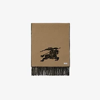 Reversible EKD Cashmere Scarf in Camel/black | Burberry® Official