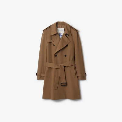Mid-length Cashmere Trench Coat in Camel - Men | Burberry® Official