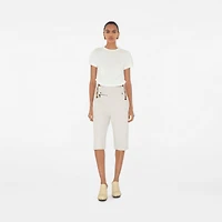 Festival Cotton T-shirt in Chalk - Women | Burberry® Official