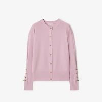 B Crest Wool Cardigan in Dawn - Women | Burberry® Official