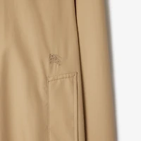 Gabardine Chester Harrington Jacket in Flax beige - Men, Cotton | Burberry® Official