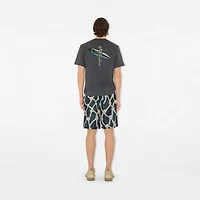 Knot Nylon Shorts in Magnet - Men | Burberry® Official
