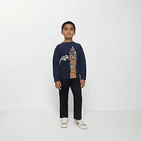 Big Ben Wool Sweater in Storm | Burberry® Official