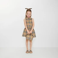 Check Cotton Shirt in Sand beige | Burberry® Official