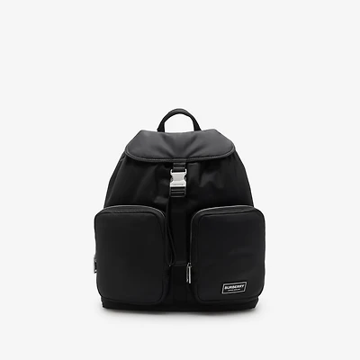Medium Nylon Backpack in Black - Men | Burberry® Official