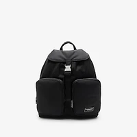 Medium Nylon Backpack in Black - Men | Burberry® Official