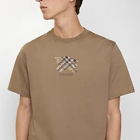 EKD Check Cotton T-shirt - Men | Burberry® Official