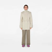 Bonded Cotton Trench Jacket in Sail - Men | Burberry® Official