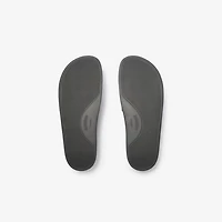 Check Slides in Lead grey - Men | Burberry® Official