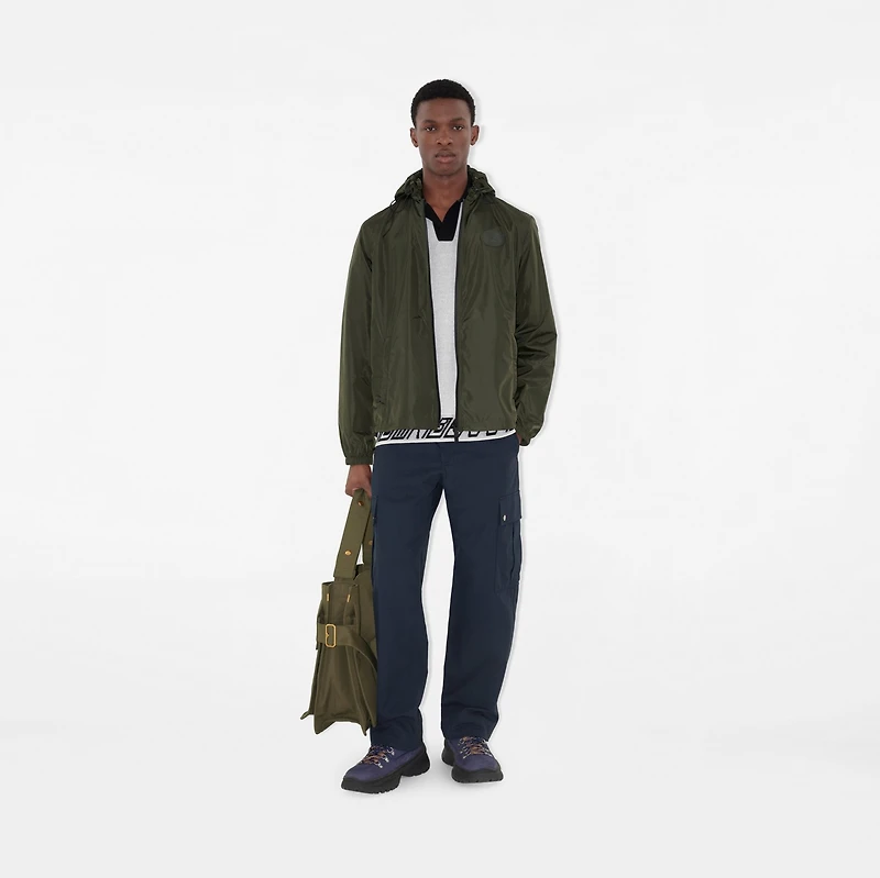 Knight Stamp Nylon Jacket in Shale green - Men | Burberry® Official