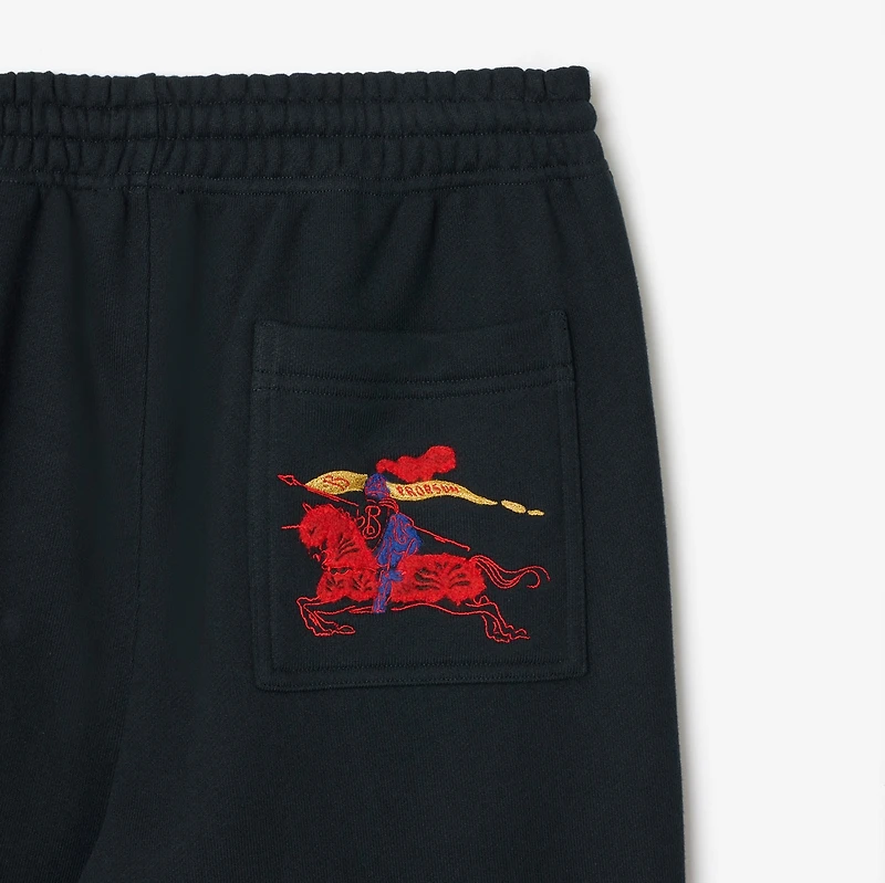 Cotton Jogging Pants in Navy - Men | Burberry® Official