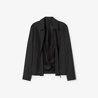 Wool Bloomsbury Track Jacket in Iron grey - Men | Burberry® Official