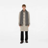 B Charm Cashmere Scarf in Iron grey | Burberry® Official