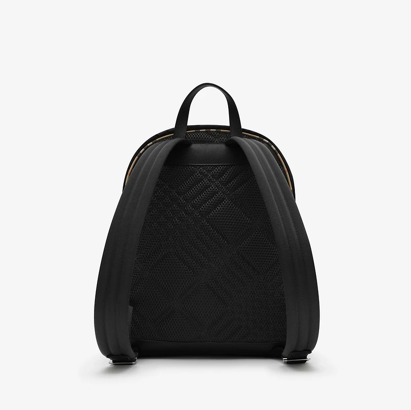 Check Trim Backpack in Black - Men, Technical | Burberry® Official