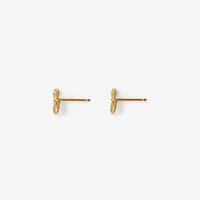 Small Nautical Knot Stud Earrings​ in Gold - Women | Burberry® Official