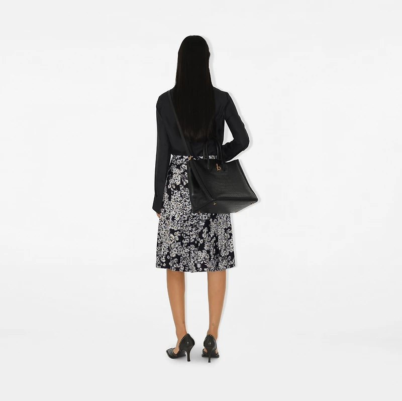 Medium Rocking Horse Tote in Black - Women | Burberry® Official