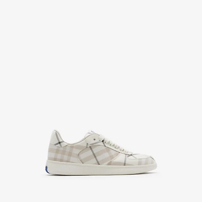 Check Terrace Sneakers in Cotton - Women, Nylon | Burberry® Official