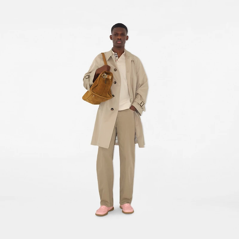B Clip Holdall in Hebden - Men, Leather | Burberry® Official