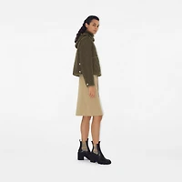 Leather Stride Chelsea Boots in Black/sand - Women | Burberry® Official